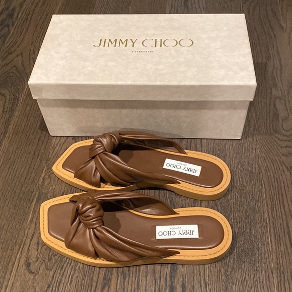 ๐HP NIB JIMMY CHOO Tropica Slide Sandal - Picture 2 of 16